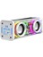 Şeffaf Bluetooth Hoparlörler Rgb Işık Kablosuz Açık Hava Sporları Bluetooth Ses Tws Subwoofer Hoparlör-Beyaz (Yurt Dışından) 1