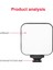 Mini LED Video Işığı Fotoğraf 2W Kısılabilir 6500K Dolgu Paneli Lambası Kamera Akıllı Telefon Dizüstü Bilgisayar Için (Yurt Dışından) 5
