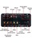 Bluetooth Ses Amplifikatörü Kurulu 120 W Subwoofer Çift Mikrofon Amp Modülü 4 Ohm 8-12 Inç Hoparlör Için (Ab Tak) (Yurt Dışından) 2