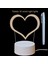 LED Not Panosu Gece Lambası USB Tak Mesaj Panosu Tatil Işık Odası Dekor Gece Lambası Kız Arkadaşı Hediye Kalp Şekli (Yurt Dışından) 5