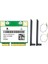 AX210HMW Wifi Kartı + 2xantenna Wifi 6e Mini Pcı-E AX210 802.11AX/AC 2.4g/5g/6ghz Bt5.2 Dizüstü Bilgisayar Için Kablosuz Adaptör (Yurt Dışından) 1