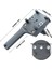 Abs Plastik 3 Delikli Ahşap Delme Jig Ahşap Delme Jig 6mm 8mm ve 10MM Delikler (Yurt Dışından) 5