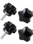 Lkpcıgcxm 30 mm Yıldız Başlığı Çapı M6 x 20 mm Erkek Dişli Vidalı Tip Yıldız Topuz 4 Adet (Yurt Dışından) 4