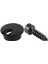 Bradoo- 10 Adet 35MM Siyah Kablo Grommet Kablo Çıkış Masası Masa Teli ve 100 Adet 3mm x 10MM Altıgen Kafa Kendinden Vuran Vidalar Siyah (Yurt Dışından) 1