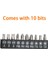 Manyetik Tornavida Seti, 11 Parça, 110 Mm, Mini Cırcırlı (Yurt Dışından) 5