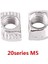100 Adet M5 T-Slot Somun 2020 Serisi Alüminyum Profil (M5 x 10 x 6mm) (Yurt Dışından) 3