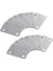 60MM x 38MM Düz Tamir Plakası Birleştirme Braketi Desteği 16 Adet (Yurt Dışından) 3