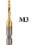 6 Adet M3-M10 Titanyum Kaplama Hex Shank Vida Dokunun Matkap Uçları Ağaç Işleme Aletler Set (Yurt Dışından) 4