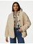 Relaxed Fit Kapüşonlu Borg Ceket 3