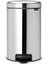Çöp Kovası Newicon Brillant Steel Pedallı Çöp Kutusu 12LT 113581 1