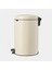 Çöp Kutusu 20 Litre Newicon Pedallı Mat Bej 149948 2