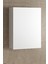 Çiğdem 55 cm Beyaz Mdf Aynalı Asma Banyo Üst Dolabı 2