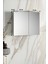 Çiğdem 80 cm Beyaz Mdf Aynalı Asma Banyo Üst Dolabı 4