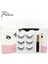MIX004 3 Çift Kirpik Manyetik Kirpik ve Likit Eyeliner Seti Yanlış Kirpik Mıknatıs Uzatma Eyeliner ve Cımbız Su Geçirmez (Yurt Dışından) 2