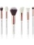 T224(6PCS) Jessup Profesyonel Makyaj Fırça Seti, 6-25 Adet Makyaj Fırçası Doğal Sentetik Fondöten Pudra Vurgulayıcı Inci Beyaz T215 (Yurt Dışından) 1