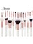 T224(6PCS) Jessup Profesyonel Makyaj Fırça Seti, 6-25 Adet Makyaj Fırçası Doğal Sentetik Fondöten Pudra Vurgulayıcı Inci Beyaz T215 (Yurt Dışından) 2