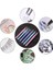 Mavi-Düz Renkli Makası Renkli Payetler Boncuk Rhinestones Seçici Renkli Düz Kavisli Nail Art Cımbız Tırnak Sanat Araçları (Yurt Dışından) 5
