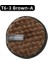 T6-3 Brown-A Ogeyero Yeniden Kullanılabilir Makyaj Temizleme Pedleri Pamuk Mendil Mikrofiber Makyaj Temizleme Süngeri Pamuk Temizleme Pedleri Aracı (Yurt Dışından) 1