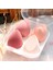Mor - Pembe 4/8 Adet Makyaj Blender Kozmetik Puf Makyaj Süngeri Saklama Kutusu ile Vakıf Pudra Sünger Güzellik Aracı Kadın Makyaj (Yurt Dışından) 5