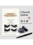 MT081BU3 Manyetik Yanlış Kirpik Çok Renkli Manyetik Eyeliner Seti El Yapımı Hiçbir Tutkal Hipoalerjenik 3D Sahte Kirpik Mat Renk Eyeliner (Yurt Dışından) 4