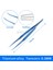 16 cm Düz Diş Mikro Cerrahi Forseps Cımbız Titanyum 14/16 cm Diş Cerrahi Aletler (Yurt Dışından) 3