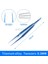 16 cm Düz Diş Mikro Cerrahi Forseps Cımbız Titanyum 14/16 cm Diş Cerrahi Aletler (Yurt Dışından) 4