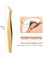 Cımbız E 1 Pc Cımbız Kirpik Uzatma Altın Düz Paslanmaz Çelik Sahte Kirpik Nail Art Saç Klip Pense Yanlış Eyelashes Güzellik Araçları (Yurt Dışından) 1