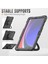 Samsung Galaxy Tab S9+ Pc+ Silikon Tablet Kılıfı El Kelepleme Kickstand Kapak Kayış (Yurt Dışından) 5