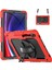 Samsung Galaxy Tab S9+ (SM-X810 / X816B / X818U) Pc+ Silikon Tablet Kılıf Kickstand Koruyucu Kapak Pet Ekranı Film ile (Yurt Dışından) 1