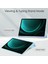 Samsung Galaxy Tab S9 Fe Plus Şeffaf Kılıf Kalem Yuvası Tablet Üç Katlı Stand Kapağı (Yurt Dışından) 2