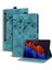 Samsung Galaxy Tab S9+ Pu Deri Kart Tutucu Kapak Çiçek Kedi Baskılı Tablet Stand Kılıfı (Yurt Dışından) 1