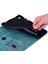 Samsung Galaxy Tab S9+ Pu Deri Kart Tutucu Kapak Çiçek Kedi Baskılı Tablet Stand Kılıfı (Yurt Dışından) 4