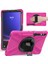 Samsung Galaxy Tab S7+ / S8+ / S9+ / S7 Fe Bilek Kayışı Tablet Kılıf Anti-Çizelge Pc+ Silikon Kickstand Cover (Yurt Dışından) 1
