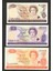 3 Adet New Zealand 1+2+5 Dollars *kraliçe Çil Banknotlar 2