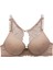 2'li Ekonomik Paket Nude Bordo 6808 Rome Yarı Destekli Sırt Detay Dantelli Sütyen Set 3