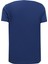 Bisiklet Yaka Mavi Erkek T-Shirt UMA23082TS2 2