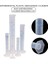 250 ml 1 Adet 10/25/50/100 ml Plastik Pişirme Ölçme Silindiri Mezun Araçları Kimya Laboratuvarı Araçları Okul Laboratuvarı Aracı Mutfak Gereçleri (Yurt Dışından) 3