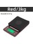 3kg-0.1g Kırmızı Mutfak Terazisi 0.5-3kg/0.1g Dijital Kahve Zamanlayıcı LCD Ekran Damla Üzerine Dökün Espresso Dengesi Hassas Süt Tozu Pişirme Pişirme (Yurt Dışından) 1