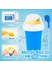 Sarı 350 ml Silikon Hızlı Dondurulmuş Dondurma Makinesi Sıkma Fincan Diy Ev Yapımı Hızlı Soğutma Sihirli Slush Bardak Milkshake Şişesi Smoothie Yapımcıları (Yurt Dışından) 3
