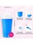 Sarı 350 ml Silikon Hızlı Dondurulmuş Dondurma Makinesi Sıkma Fincan Diy Ev Yapımı Hızlı Soğutma Sihirli Slush Bardak Milkshake Şişesi Smoothie Yapımcıları (Yurt Dışından) 5