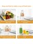 Beyaz 480 ml Elektrikli Meyve Sıkacağı Bardağı Taşınabilir Blender Meyve Karıştırıcı Suyu Sıkacağı USB Şarj Edilebilir Portakal Sıkacağı Mutfak Smoothie Buz Yapıcı (Yurt Dışından) 3