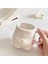 B 301-400 ml Kawaii Seramik Kupa Sevimli Kahve Fincanı Süt Çay Su Bardakları Yaratıcı Tutam Yağ Göbek Fincan Kupa Hediye Porselen Kahve Kupaları Içme (Yurt Dışından) 4