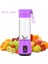 Mor Taşınabilir Elektrikli Meyve Sıkacağı 400 ml Limon Portakal Meyve Sıkacağı Çok Fonksiyonlu Mikser Meyve Smoothie Ev Aletleri (Yurt Dışından) 1