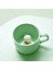 Yunuslar 230ML 230ML Seramik Kahve Kupa 3D El-Boyalı Hayvan Süt Fincan Karikatür Hayvan Çay Kupaları Yeniden Kullanılabilir Seladonlar Latte Kupa Yaratıcı Hediye (Yurt Dışından) 5