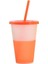 Orange Chic Su Kupa Çok Renkli Su Şişesi Yaratıcı Gıda Sınıfı Anti-Solmaya Renk Değişikliği Su Şişesi (Yurt Dışından) 1