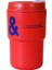 Kırmızı 450 ml Yaratıcı Kahve Fincanı Mühürlü Kapaklı Gıda Sınıfı Pp Drinkware Taşınabilir Kullanışlı Kahve Kupa Seyahat Araba Su Bardağı Doğum Günü Hediyesi (Yurt Dışından) 1