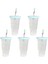 1 Adet 710 ml Logolu 700 ml Yeniden Kullanılabilir Renk Değişimi Flaş Parlak Kahve Fincanları Plastik Tumbler Kapaklı Plastik Bardak Logolu Kahve Kupa Kahve Dükkanı Için (Yurt Dışından) 3