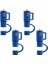 Koyu Mavi 4pcs 3.5cm 2/4 Adet Hasır Kapak Güzel Görünümlü Yaratıcı Tasarım Toz Geçirmez Bpa Içermeyen 3D Fincan Şekli Çiçek Desenli Silikon Saman Topper Çocuklar Için (Yurt Dışından) 1