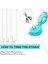 Hidro Sürahi Saman Pipetleri Yarım Galon Su Şişeleri Için Yedek Yedek Pipet Ekstra Uzun Pipetler Fit 128OZ 64OZ 1/yarım (Yurt Dışından) 3
