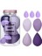 Taro Mor 7 Adet Makyaj Blender Sünger Toz Kapatıcı Fondöten Kapatıcı Noktalamalı Süper Yumuşak Güzellik Yumurta Kızlar Kozmetik Aracı E1YD (Yurt Dışından) 1